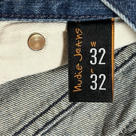NUDIE Average Joe NJ1695 Organic Denim 32W 32L - Picture 10 of 13